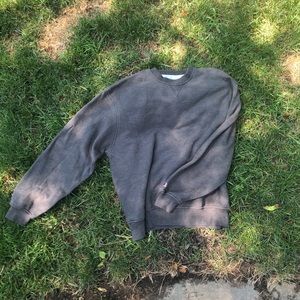 Champion grey blank crewneck